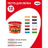 Тесто для лепки Гамма "Мультики" 12 цв*25 г, пластиковая банка с ручкой 2