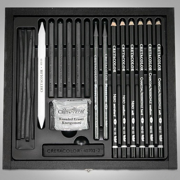 Набор карандашей для рисунка Cretacolor Black Box 20 шт