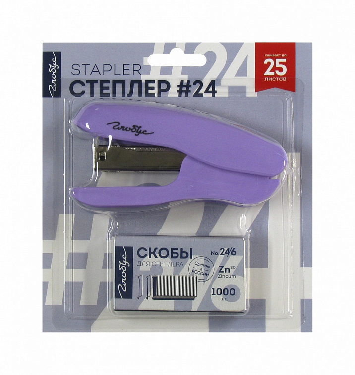 Набор №24/6 Глобус степлер и скобы, большой 606x758