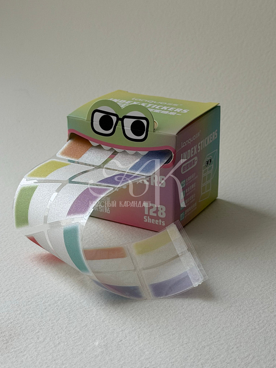 Блок стикеров для заметок Languo, 7х5 см, 105 листов, ассорти 606x758