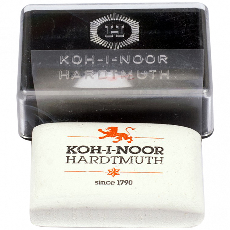 Ластик Koh-I-Noor 37*25*10 мм, белый