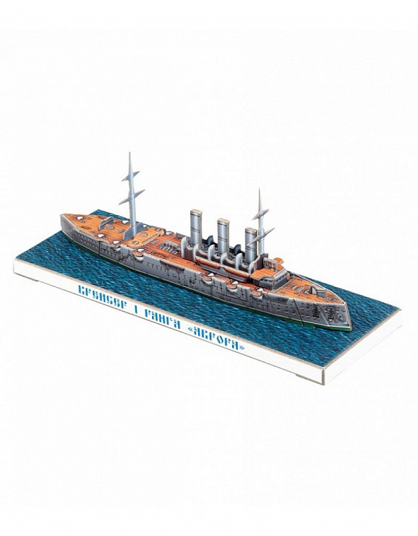 Сборная модель из картона Санкт-Петербург в миниатюре "Аврора"
