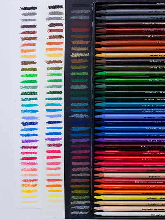 Набор карандашей пастельных монолитов Малевичъ GrafArt, 36 цветов