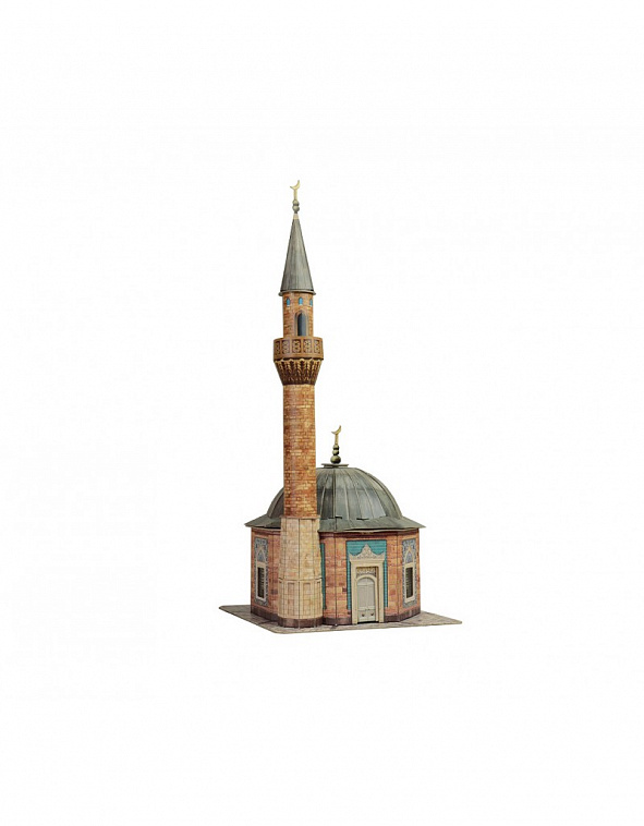 Сборная модель из картона Храмы мира "Мечеть Конак. 1754 г. Измир, Турция" Масштаб 1/87