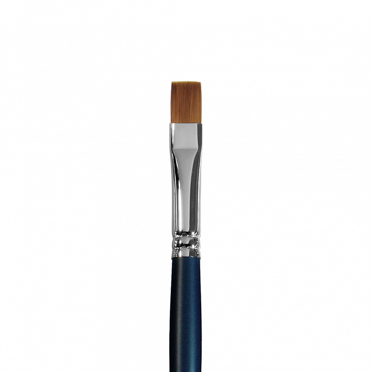 Кисть синтетика №10 плоская Альбатрос "Байкал" длинная ручка 606x758