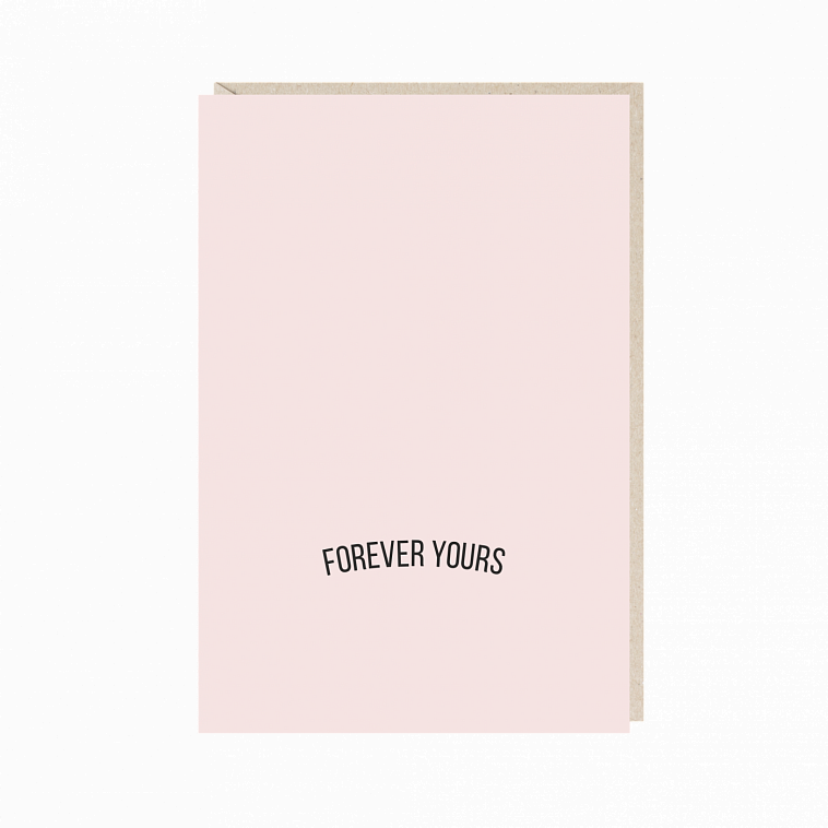 Открытка "forever yours"