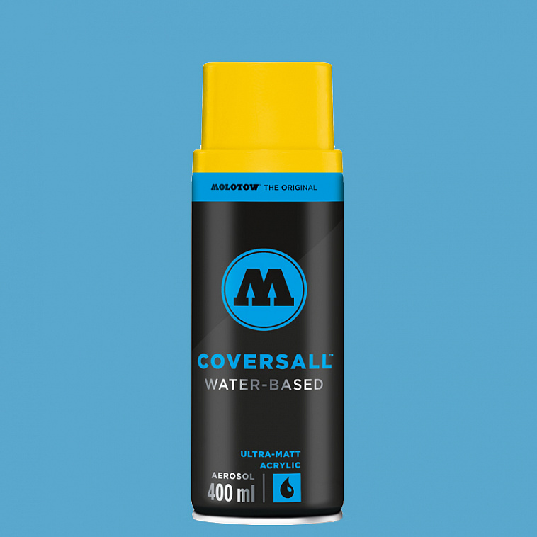Акрил в аэрозоли Molotow "Coversall" 400 мл, Shock blue middle 606x758