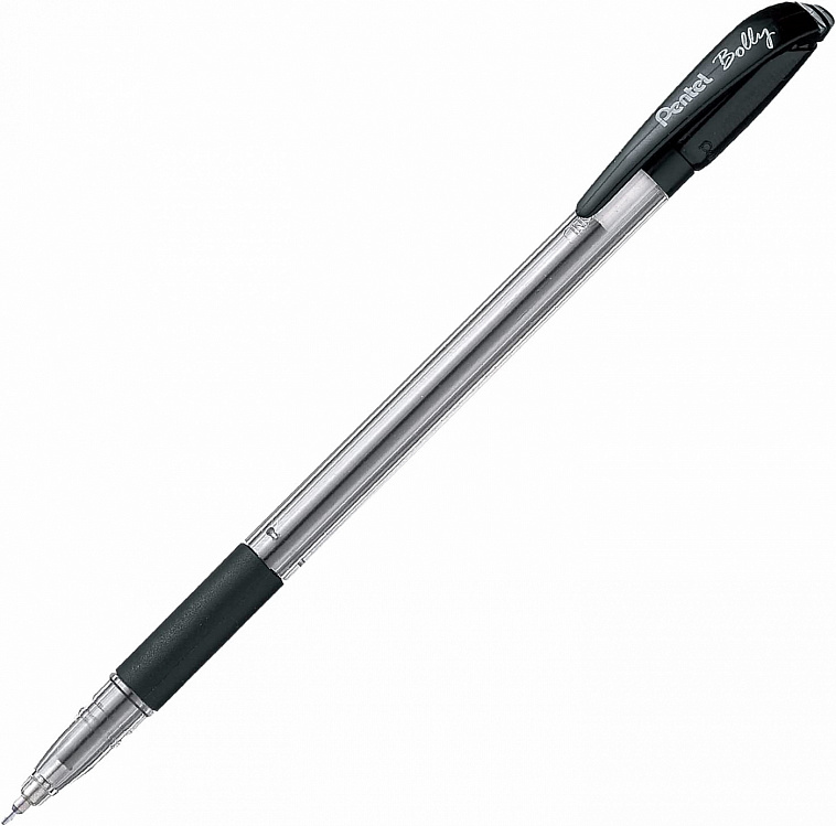 Ручка шариковая Pentel Bolly 0,5 мм, черный стержень