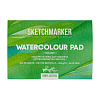 Альбом-склейка для акварели Sketchmarker 12,5х18 см 10 л 300 г, хлопок, крупнозернистая 1