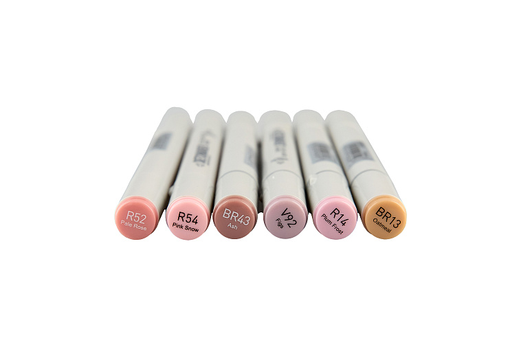 Набор маркеров Sketchmarker "Classic Skin Set v.1" 6 цветов в картонной упаковке 606x758