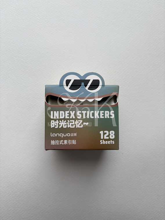 Блок с липким слоем Languo, 28*25мм, 128 листов, ассорти 2 606x758