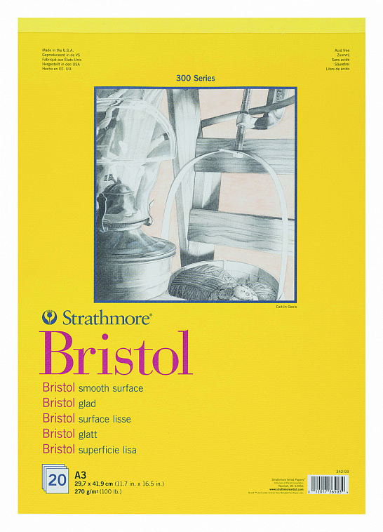 Альбом для графики Strathmore Bristol "300 Series" 20 л 270 г