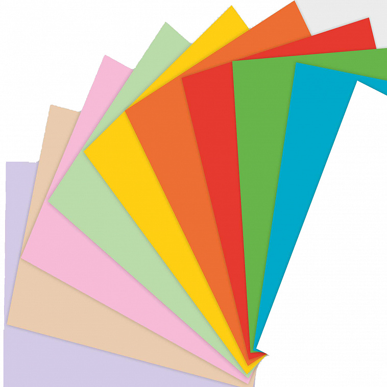 Набор цветной бумаги для оригами и аппликации "Забавная Панда" А5 10 цв 10 л