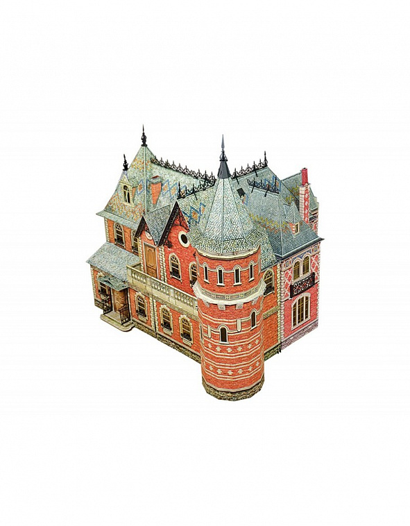 Сборная модель из картона "Кукольный Дом-3"
