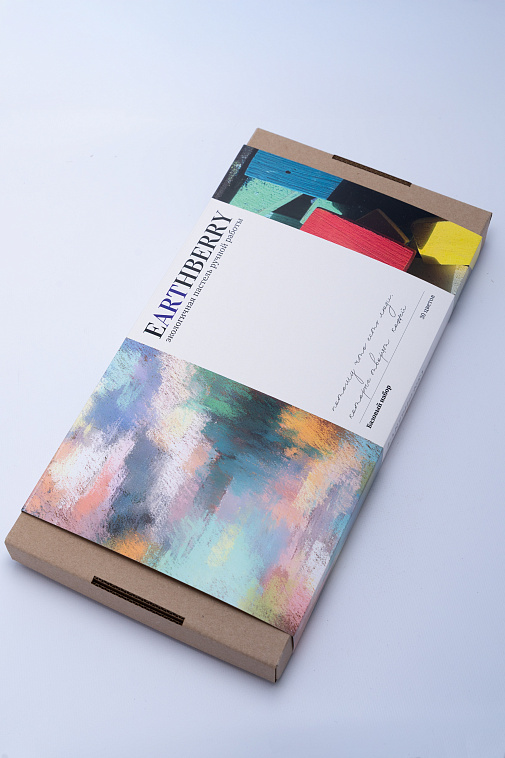 Набор пастели сухая, мягкая ручной работы EARTHBERRY "Базовый", 30 цветов 606x758