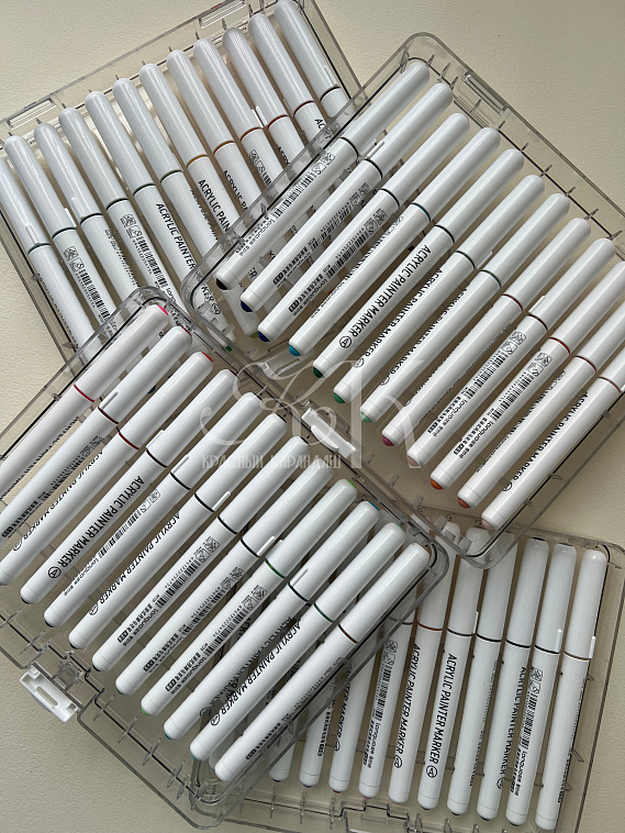 Набор маркеров акриловые Languo, 48 цветов 606x758