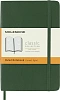 Записная книжка в линейку Moleskine "Classic Soft" Pocket 9х14 см 192 стр., обложка мягкая зеленая 1