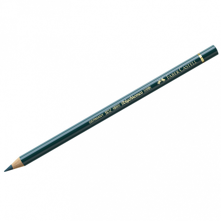 Карандаш Faber-castell "Polychromos" Темно-кобальтовая зелень  606x758