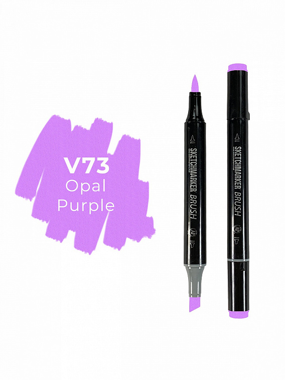 Маркер двухсторонний на спиртовой основе Sketchmarker Brush Цвет Фиолетовый опал 606x758