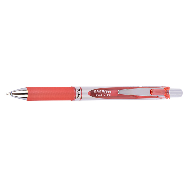 Ручка гелевая Pentel "Energel" 0,7 мм, цвет чернил: коралловый 606x758