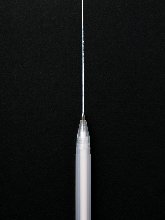 Набор ручек гелевых "Сонет", 3 шт ,0,6 мм, 0,8 мм и 1мм , белые 606x758