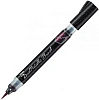 Маркер-кисть с подкачкой чернил Pentel 1-10 мм, цвет черный+красный металлик в блистере 1