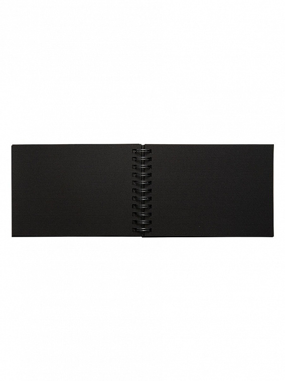 Блокнот для графики на спирали Fabriano "Black Drawing" 14,8х21 см 40 л 190 г  (черная бумага)  