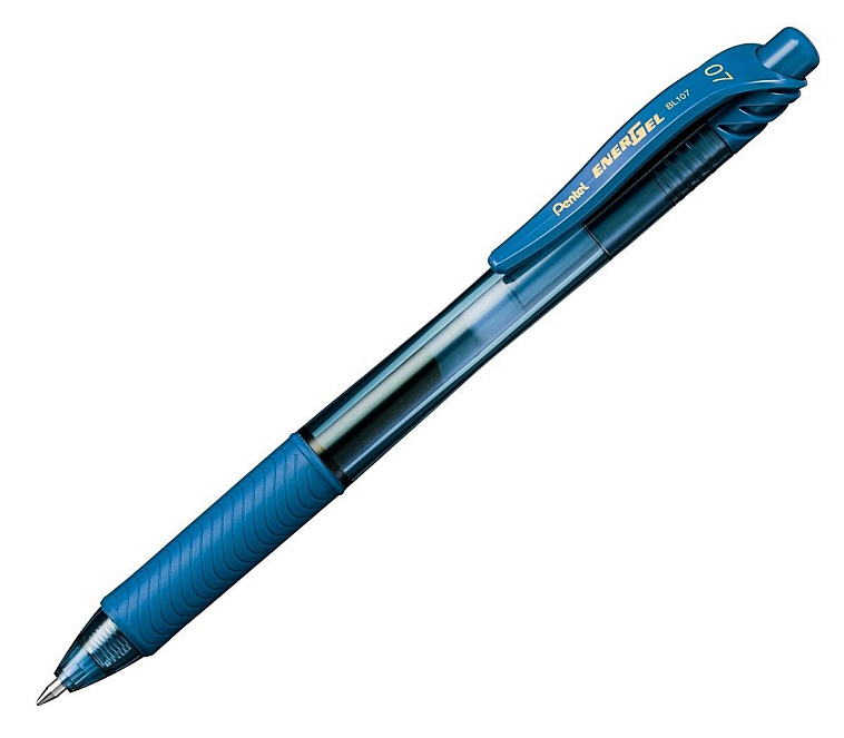 Ручка гелевая автоматическая Pentel "Energel-X" 0,7 мм, цвет чернил: морская волна 606x758