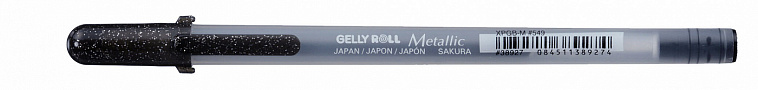 Ручка гелевая GELLY ROLL "Metallic"черная 606x758