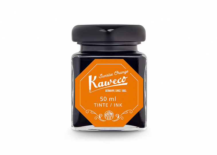 Чернила Kaweco 50 мл стекло, оранжевый закат 606x758