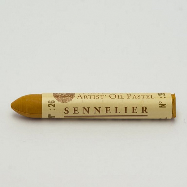 Пастель масляная Sennelier охра желтая 606x758