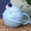 Кружка "Travel in the starry sky", light blue 450 мл 5