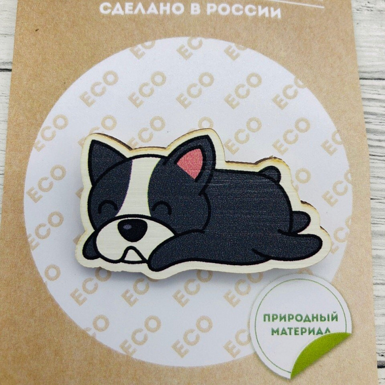 Значок "French bulldog"