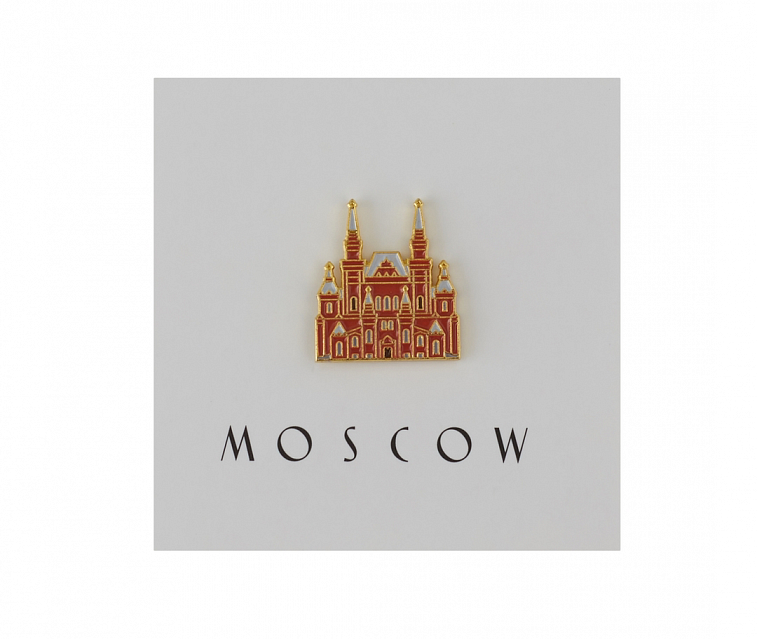Значок металлический "Heart of Moscow" Исторический музей 606x758