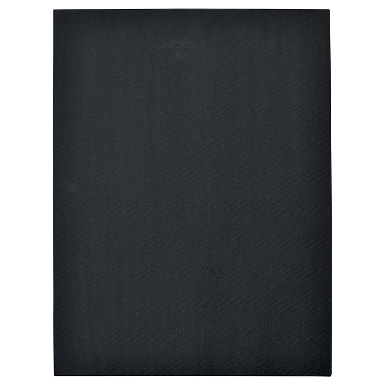 Холст на МДФ Гамма "Студия" 30х40см, цвет черный, 100% хлопок, 280 г 606x758