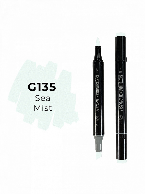 Маркер двухсторонний на спиртовой основе Sketchmarker Brush Цвет Морская дымка 606x758