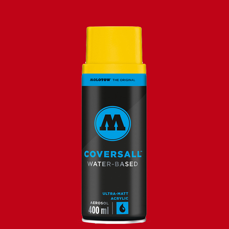 Акрил в аэрозоли Molotow "Coversall" 400 мл, Signal red 606x758