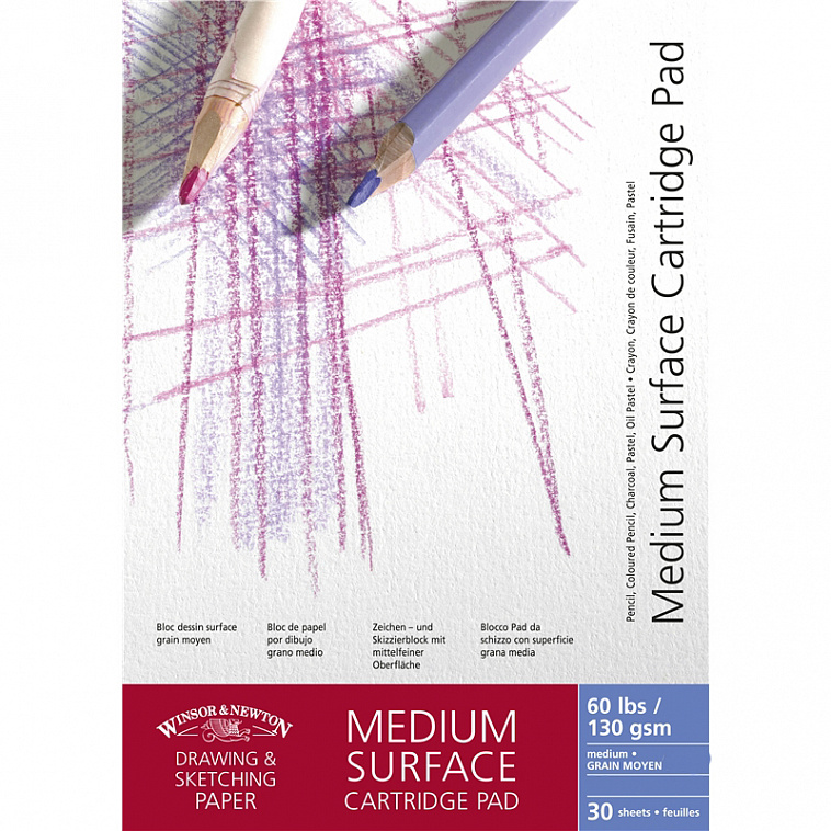 Альбом для графики Winsor&Newton "Medium Surface Drawing" 14,8х21 см 30 л 130 г