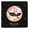 Записная книжка на скрепке MESHU "Magic world" 170*170 мм 40 л 80 г, soft-touch ламинация, тиснение  1