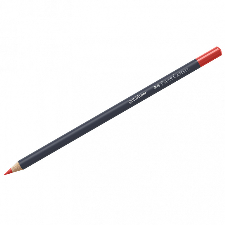 Карандаш цветной Faber-Castell "Goldfaber" цвет 118 красно-ализариновый 606x758