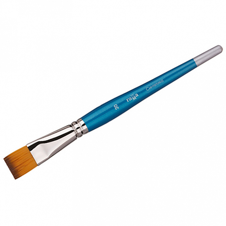 Кисть синтетика Гамма, плоская №20 606x758