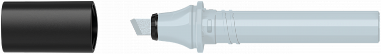Картридж сменный Molotow "Sketcher" CG515 cо скошенным пером cool grey 2 606x758