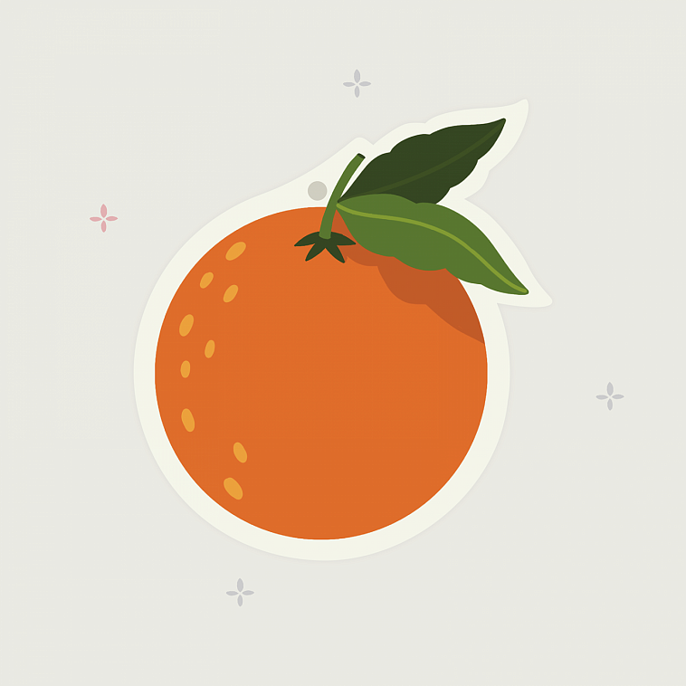 Бирка "Мандаринка" 606x758