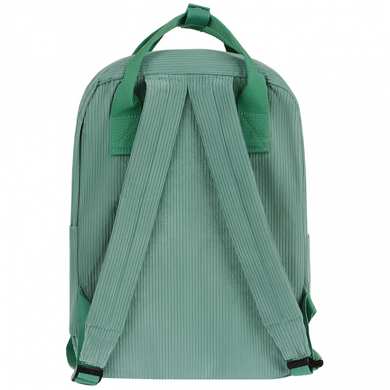 Рюкзак MESHU "Ever green", 36*27*11 см, 1 отделение, 3 кармана, вельвет