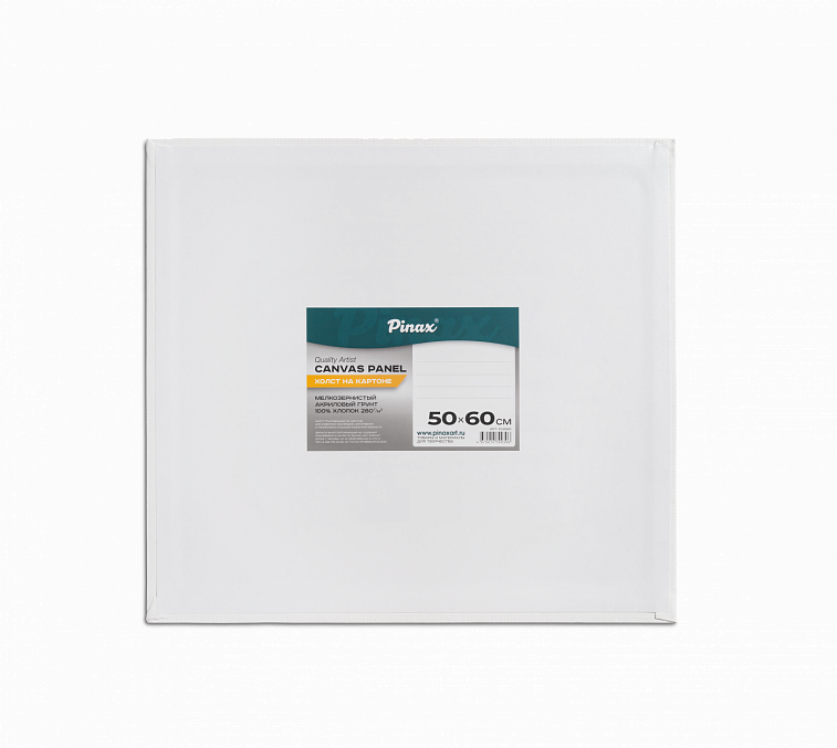 Холст на картоне Pinax 50х60 см 280 г, 100% Хлопок 606x758