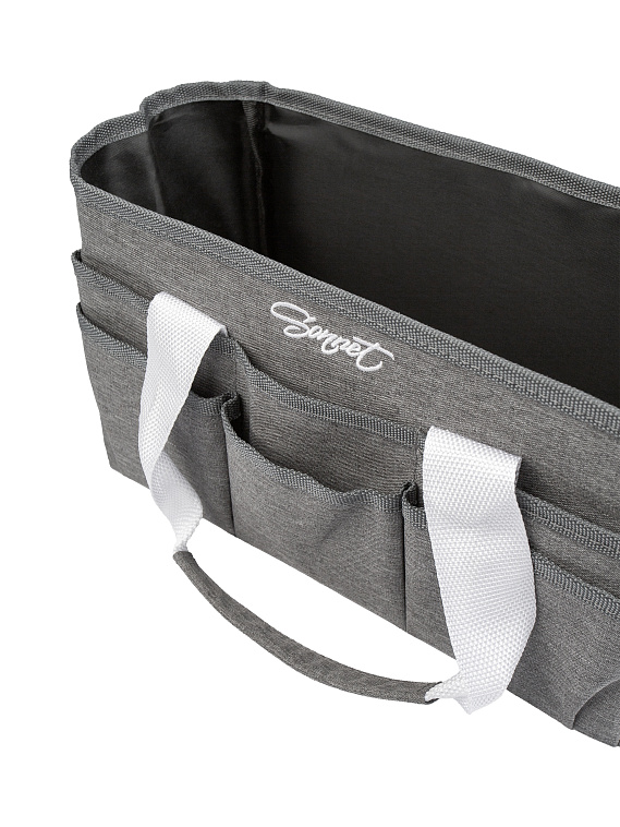 Сумка-органайзер для художника "Сонет", 31x16x19 см, серый 606x758