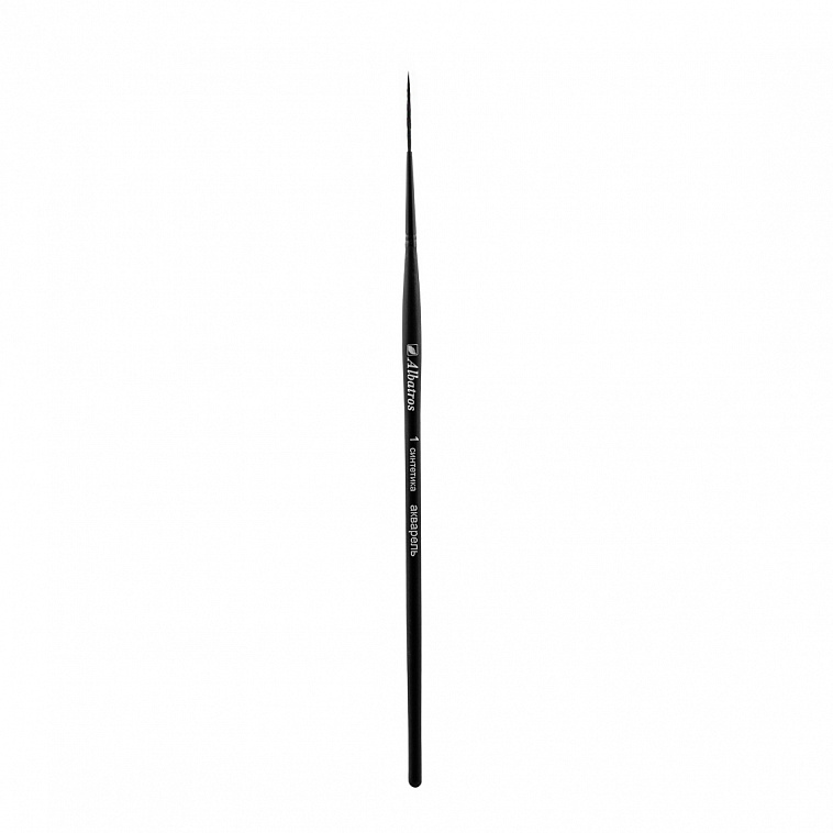 Кисть синтетика №1 лайнер Альбатрос "Акварель" короткая ручка 606x758