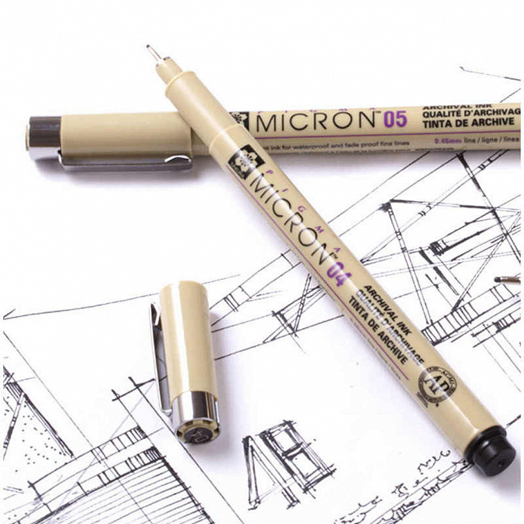 Набор капиллярных ручек Sakura "PIGMA MICRON" 3 шт., разные вариации