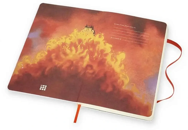 Блокнот в линейку Moleskine "LE DRAGONBALL" Large 130x210 мм 192 стр, твердая обложка Chi-Chi 606x758