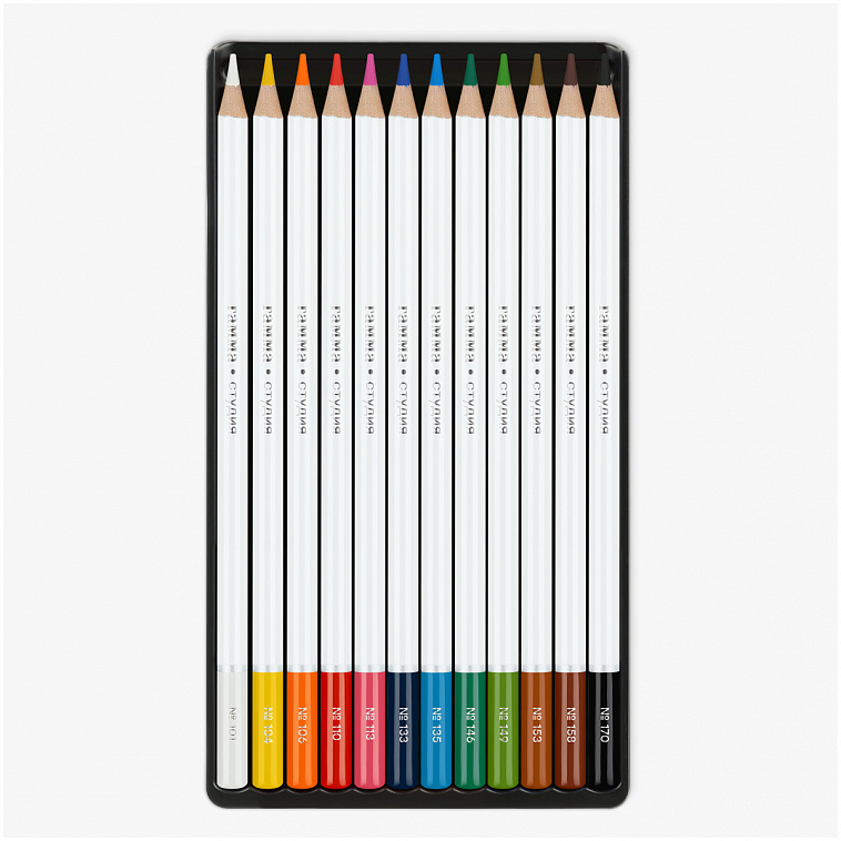 Набор карандашей цветные Гамма "Студия", 12 цв., заточен., картон. упаковка